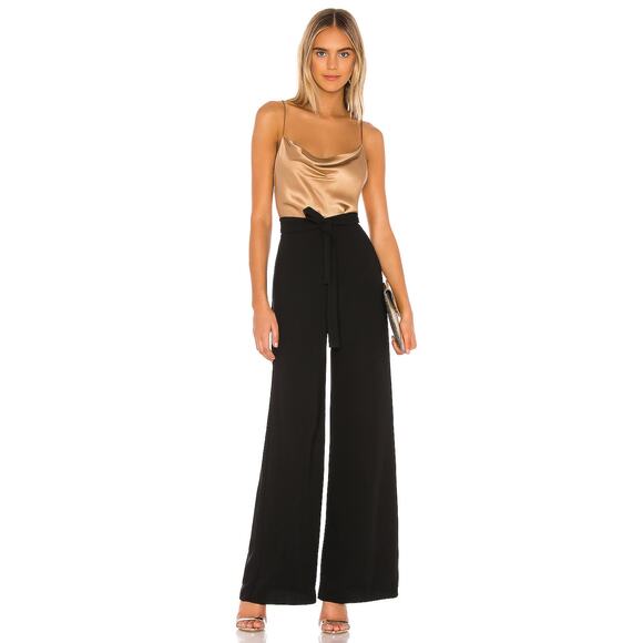 AMANDA UPRICHARD Ariya Wide Leg High Waisted Pant Large L - Picture 4 of 8